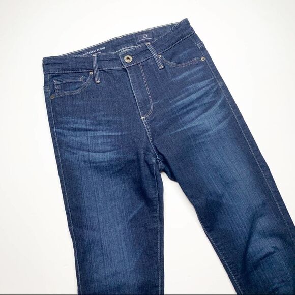 Adriano Goldschmied The Farrah High Rise Skinny Jeans Blue Size 25 Dark Wash - Picture 2 of 8